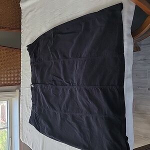 Super Plus-Size Gold Flava  Soft Curdoroy Skirt, Color Black,  Size 30